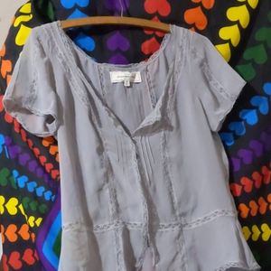 Gorgeous Abercrombie sheer top 🌼